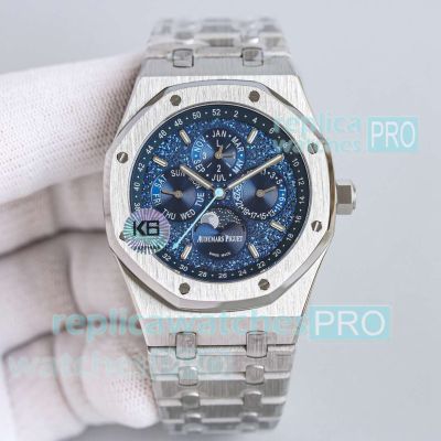 Swiss Clone Audemars Piguet Royal Oak 26574ST Blue Face Cal.5134 Steel Watch 41mm 